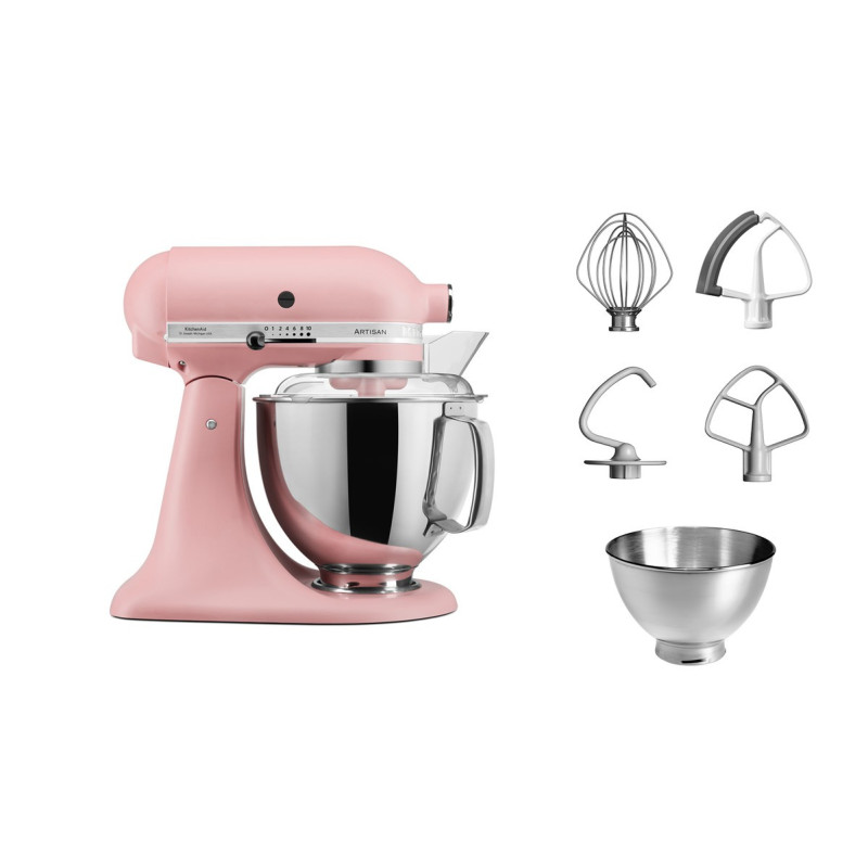 KitchenAid Mikser planetarny Artisan różowy mat 5KSM175PSEDR cena