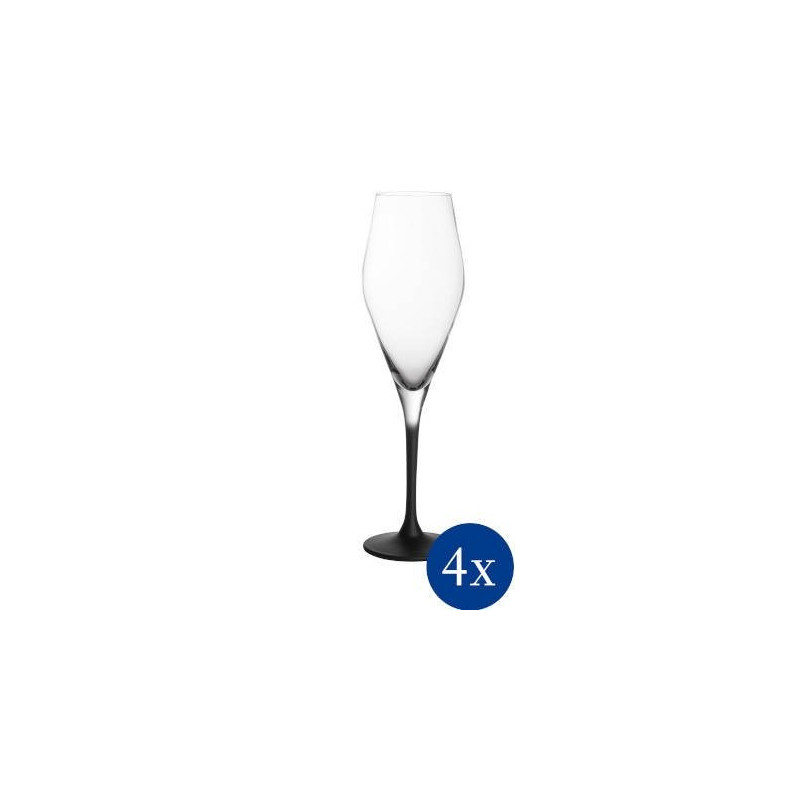 Villeroy & Boch - Manufacture Rock - kieliszek do szampana, 4 szt.
