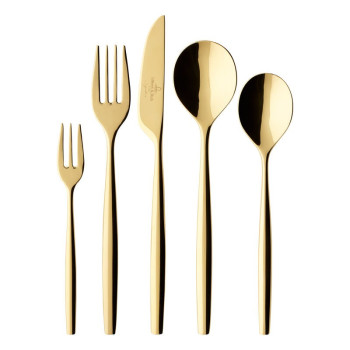 Villeroy & Boch - MetroChic d'Or Komplet sztućców 30szt.