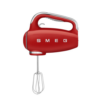 SMEG - Mikser ręczny, czerwony HMF01RDEU