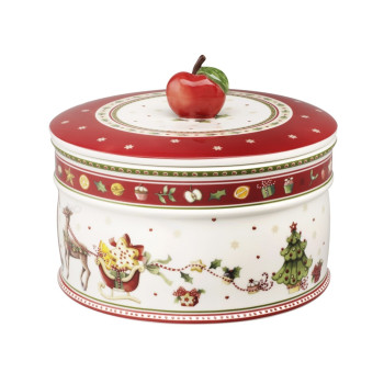 Villeroy & Boch - Winter Bakery Delight -  Pudełko na ciastka L z motywem świątecznym 13x17cm