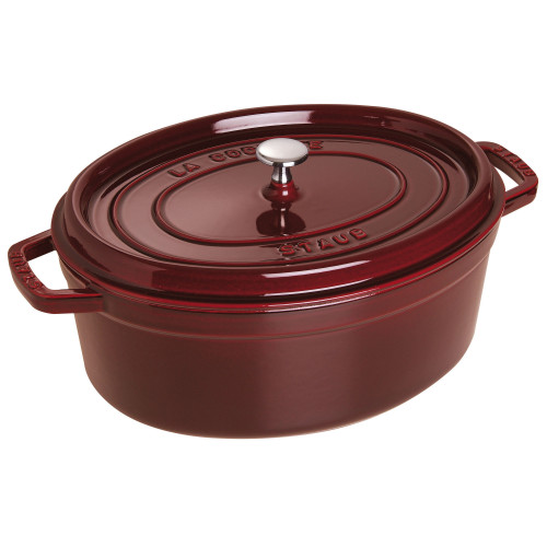 Staub - garnek żeliwny owalny 2.35 ltr, grenadynowy