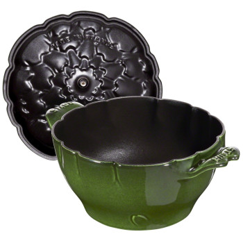 Staub - garnek żeliwny okrągły karczoch 3 ltr, zielony