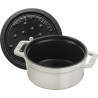 Staub - mini garnek żeliwny okrągły 250 ml, truflowy