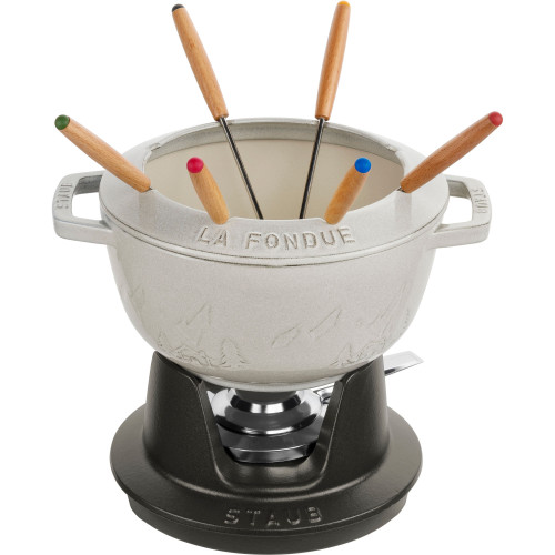 Staub - zestaw do fondue 20 cm, truflowy