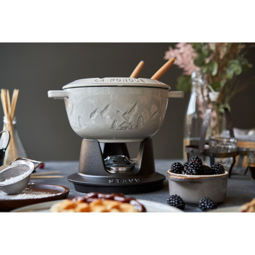 Staub - zestaw do fondue 20 cm, truflowy