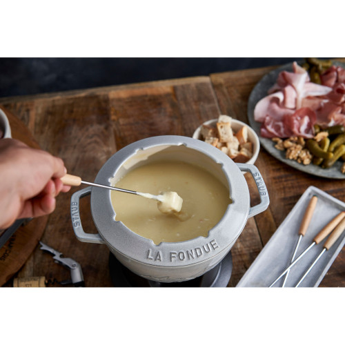 Staub - zestaw do fondue 20 cm, truflowy