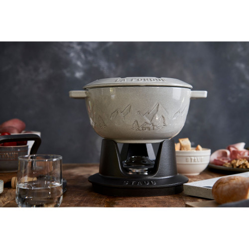 Staub - zestaw do fondue 20 cm, truflowy