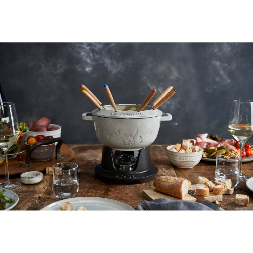 Staub - zestaw do fondue 20 cm, truflowy