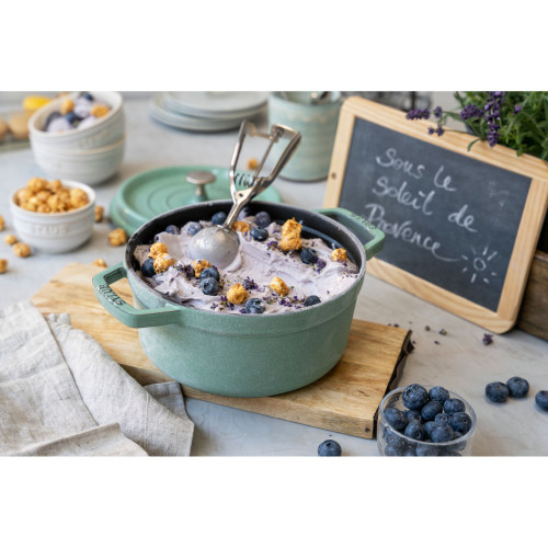 Staub - garnek żeliwny okrągły 3.8 ltr, miętowy