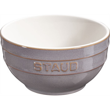 Staub - zestaw 4 misek okrągłych 14 cm, antyczny grafitowy
