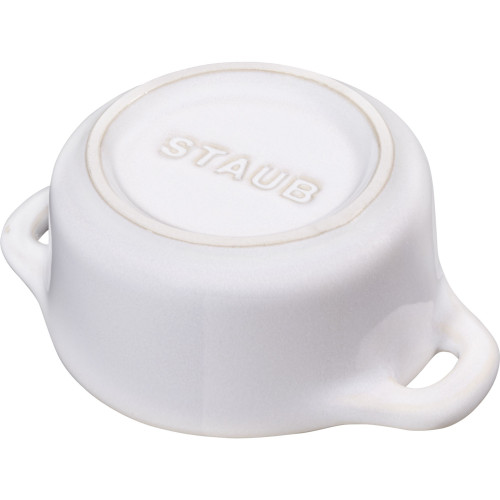 Staub - 4x Mini Cocotte okrągły 10 cm, kość słoniowa