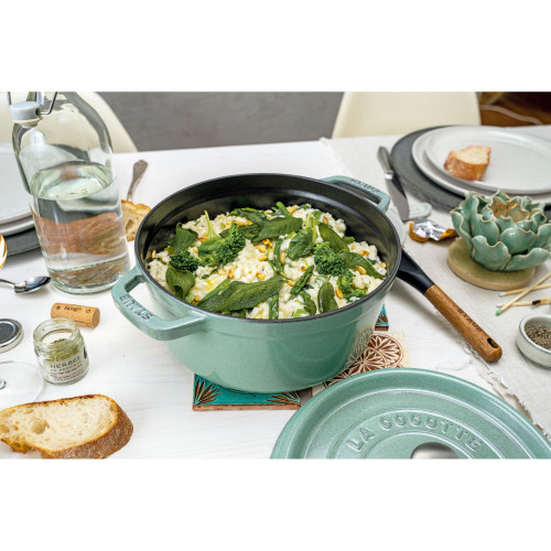 Staub - garnek żeliwny okrągły 2.2 ltr miętowy