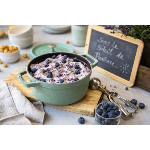 Staub - garnek żeliwny okrągły 2.2 ltr miętowy