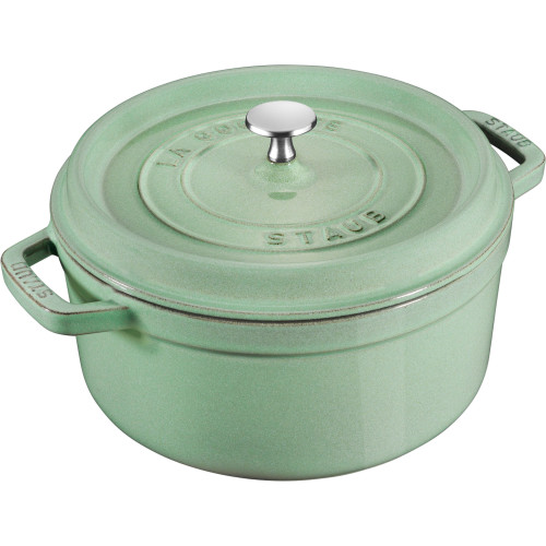 Staub - garnek żeliwny okrągły 5.2 ltr, miętowy