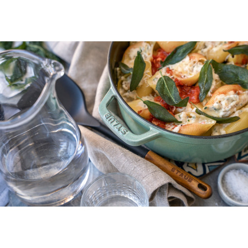 Staub - garnek żeliwny okrągły 5.2 ltr, miętowy