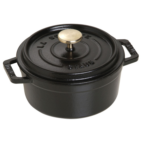Staub - garnek żeliwny okrągły 400 ml, czarny