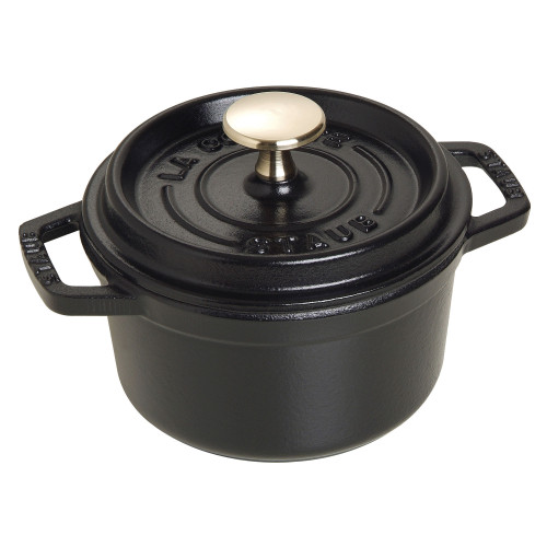 Staub - garnek żeliwny okrągły 800 ml, czarny