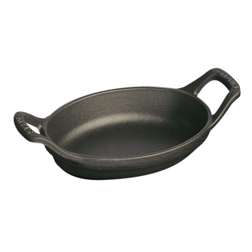 Staub - owalne mini naczynie do pieczenia i zapiekania 250 ml, czarny