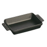 Staub - prostokątna mini forma do pieczenia 250 ml, czarny