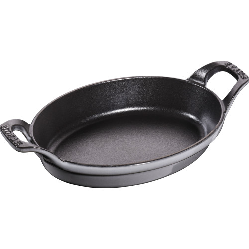 Staub - owalne mini naczynie do pieczenia i zapiekania 21x15 cm, szary