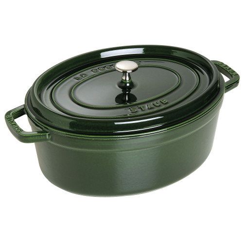 Staub - garnek żeliwny owalny 6.7 ltr, zielony