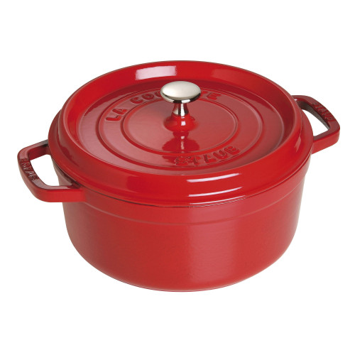 Staub - garnek żeliwny okrągły 3.8 ltr, czerwony