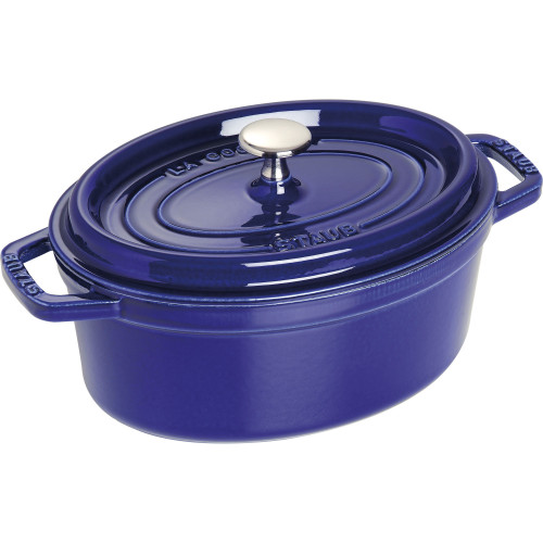 Staub - garnek żeliwny owalny 2.35 ltr, niebieski