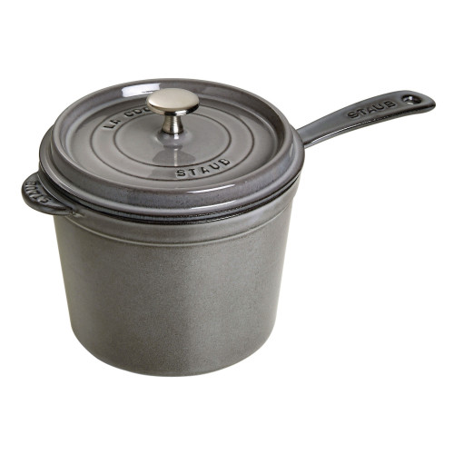 Staub - sosjerka z pokrywką 2.8 ltr, szary