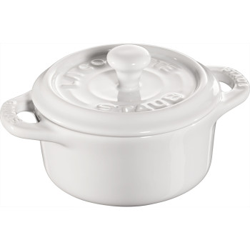 Staub - mini cocotte okrągły 200 ml, biały