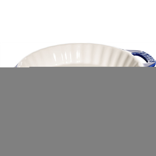 Staub - okrągły półmisek ceramiczny do ciast 1.2 ltr, niebieski