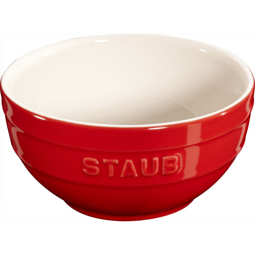 Staub - zestaw 4 misek okrągłych 12 cm, czerwony