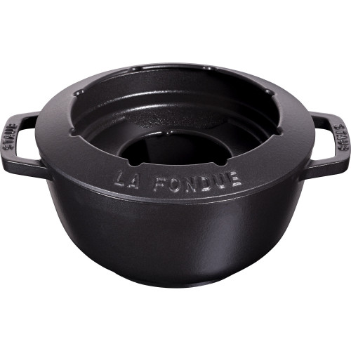 Staub - zestaw do fondue 20 cm, czarny