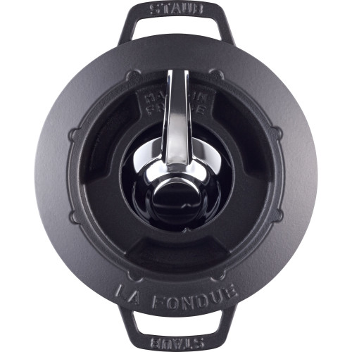 Staub - zestaw do fondue 20 cm, czarny