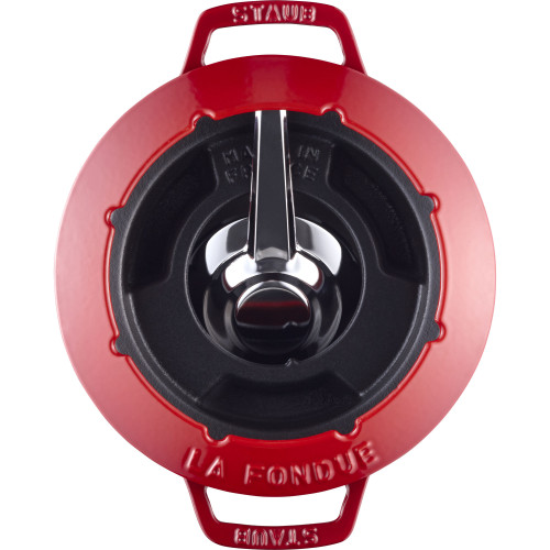 Staub - zestaw do fondue 20 cm, czerwony