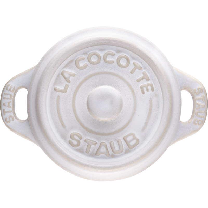 Staub - mini cocotte okrągły 200 ml, kość słoniowa