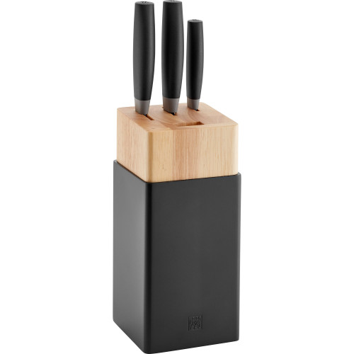 Zwilling - zestaw 3 noży w bloku czarny