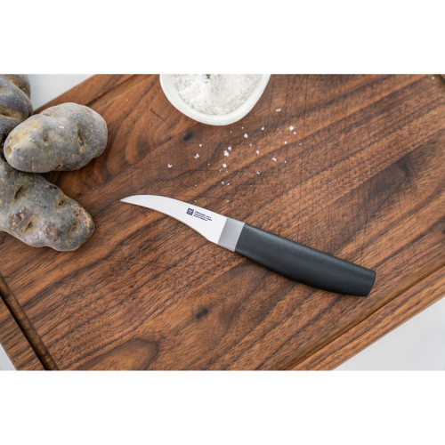 Zwilling - nóż do obierania warzyw 7 cm czarny
