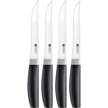 Zwilling - zestaw 4 noży do steków 12 cm czarny