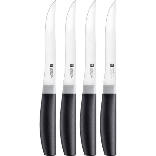 Zwilling - zestaw 4 noży do steków 12 cm czarny