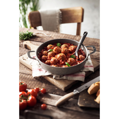Ballarini - indukcyjna patelnia głęboka z 2 uchwytami 28 cm