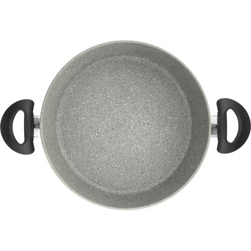 Ballarini - patelnia granitowa indukcyjna głęboka z 2 uchwytami 24 cm