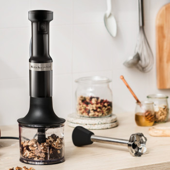 KitchenAid - Blender ręczny z akcesoriami 5KHBV83EOB czarny
