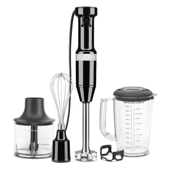 KitchenAid - Blender ręczny z akcesoriami 5KHBV83EOB czarny