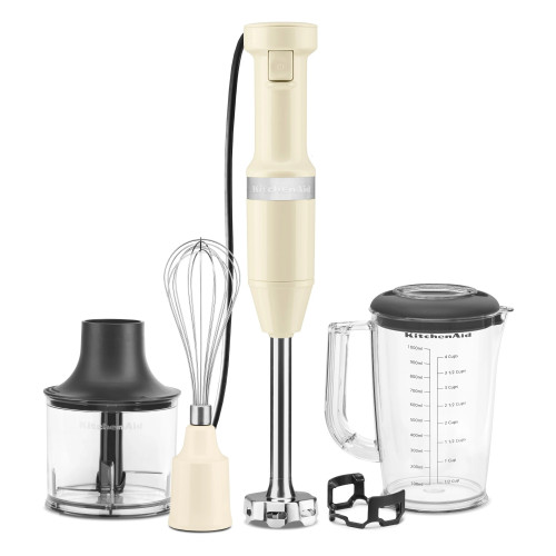 KitchenAid - Blender ręczny 5KHBV83EAC kremowy
