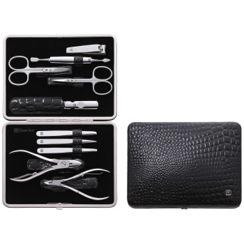Zwilling - zestaw do manicure - czarne sztywne pudełko, 10 elementów