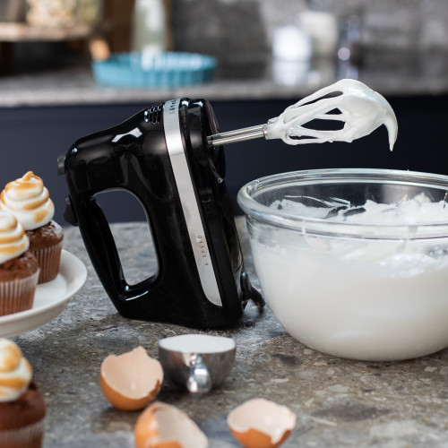 KitchenAid - Mikser ręczny 6-biegowy czarny 5KHM6118EOB