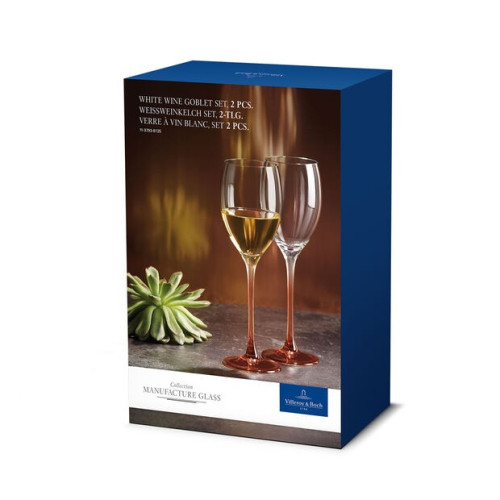 Villeroy&Boch - 2 kieliszki do białego wina - Manufacture Glass