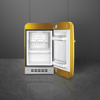 SMEG - Lodówka 50's Retro Style FAB5RDGO5 - złota, kryształki Swarovskiego