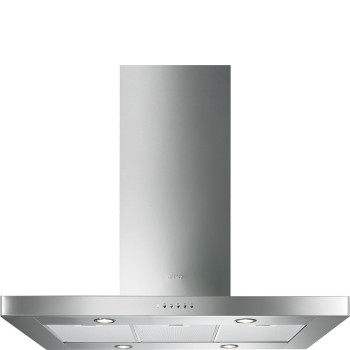 Smeg - Wyspowy okap kuchenny 90cm z linii Universal, KI90XE